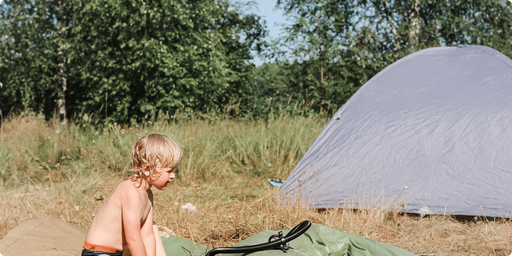 Types de gonfleurs pour matelas de camping